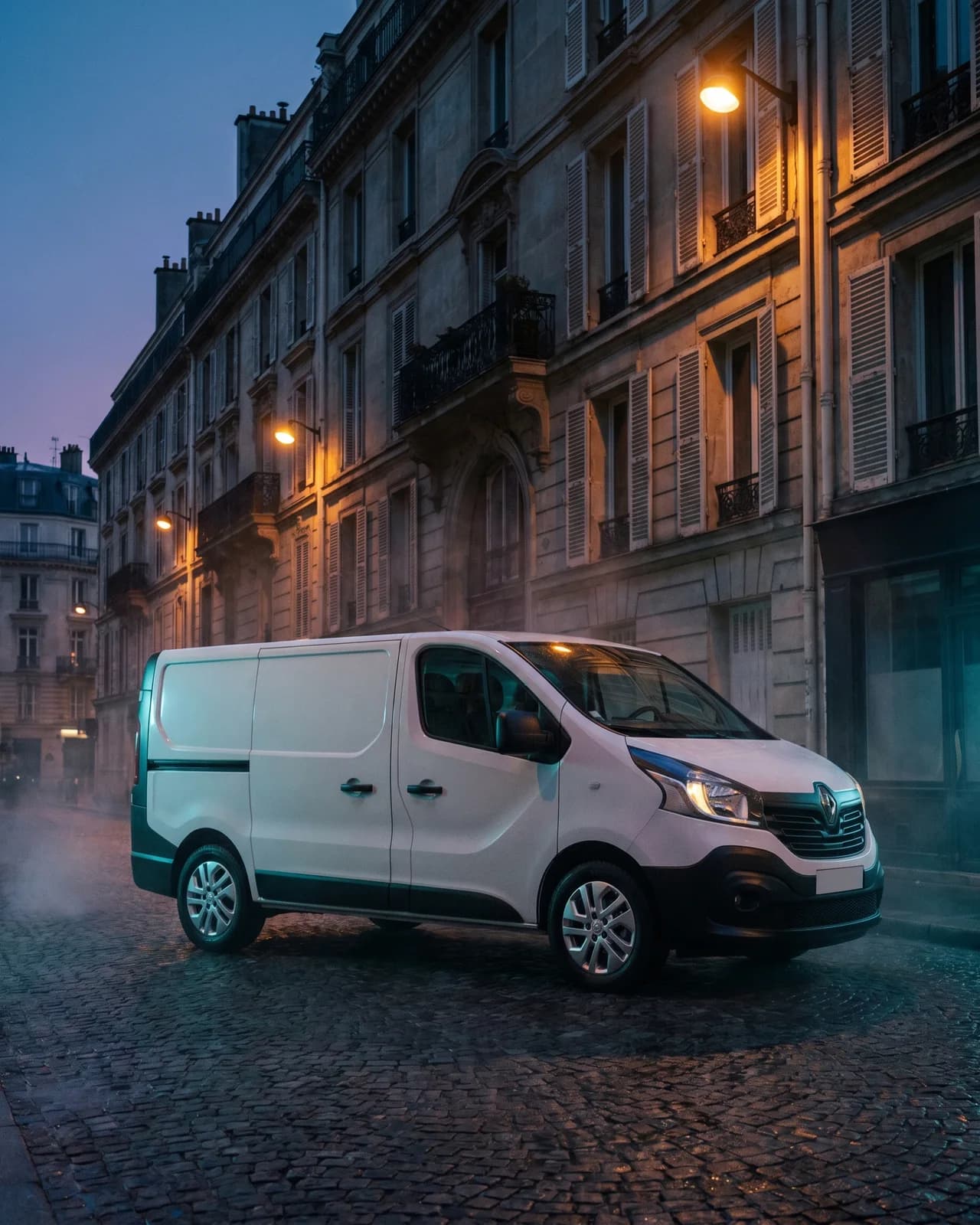 Véhicule d'intervention S Connect dans une rue parisienne